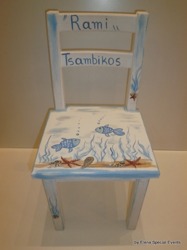 Hand-painted Children's Chairs Seabed