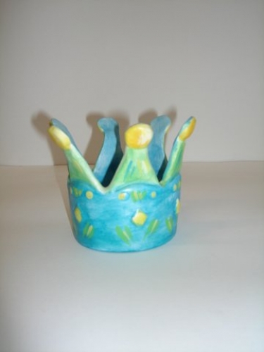 Hand-painted 3-dimension Crown.