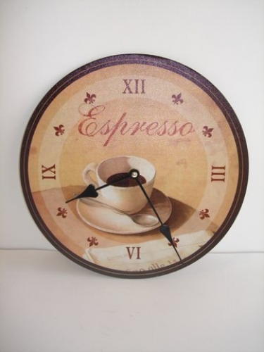 Ξύλινο Ρολόι Espresso