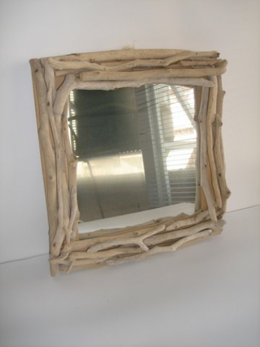 Hand made Sea Wood & Cedar Wood Mirror.
