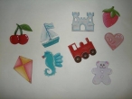 Hand-painted Wooden Themes for Wedding & Christening Favors