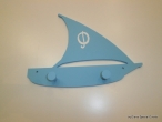 Hand-painted wooden hanger “sail boat”.