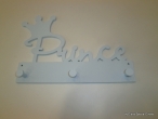 Hand-painted wooden hanger “Prince”.