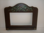 Hand Painted Wooden Mirror