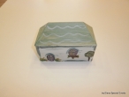 Hand-painted wooden Money Box