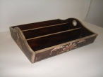 Hand Painted Wooden Bread Case
