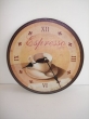 Wooden Clock Espresso