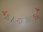 Hand-painted Wooden Garlands Names