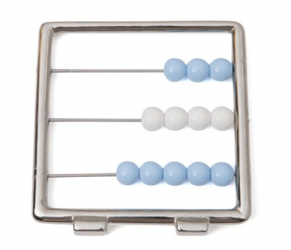 Metal Toy Abacus for Christening Favors.