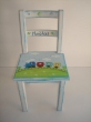 Hand-painted Children's Chairs Trains