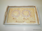 Hand-painted Wedding Tray