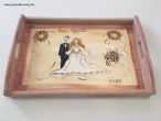Hand-painted Wedding Tray