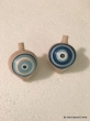 Hand-painted Wooden Spinners for Christening Favors