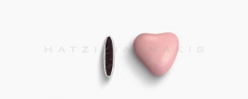 Chocolate Heart Colored Dragee Hatziyiannakis