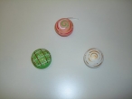 Hand-painted Wooden Yoyos for Christening Favors